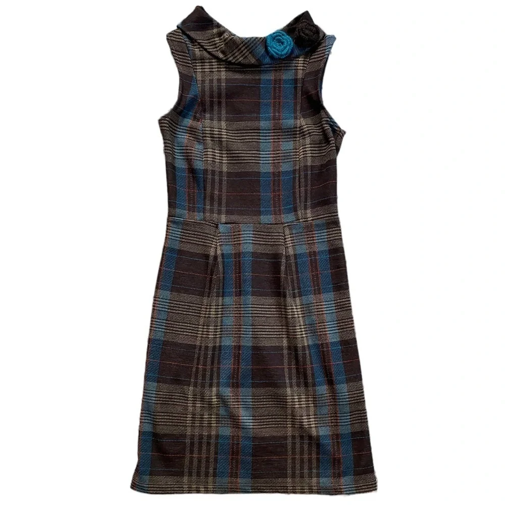Vintage 1990s Y2K STEPS Plaid Dress